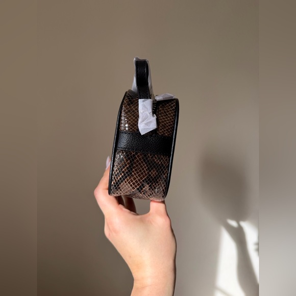 Zadig & Voltaire Snakeskin Crossbody Bag Brown – New - Picture 2 of 3